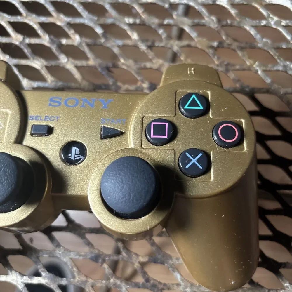 Official Sony PlayStation 3 Controller OEM PS3 DualShock 3 - Gold